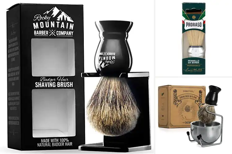 Detailed view of Best Barber-Grade Shaving Brushes