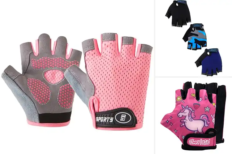 Detailed view of Best Childrens Cycling Gloves: Safe & Fun Rides Guaranteed
