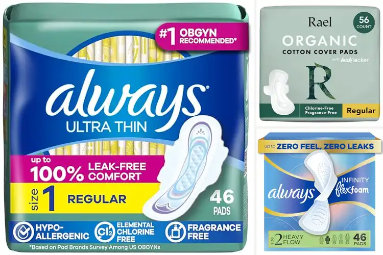 Detailed view of Best Comfortable Pads: Leak-Free, Soft, All-Day Ease Guide