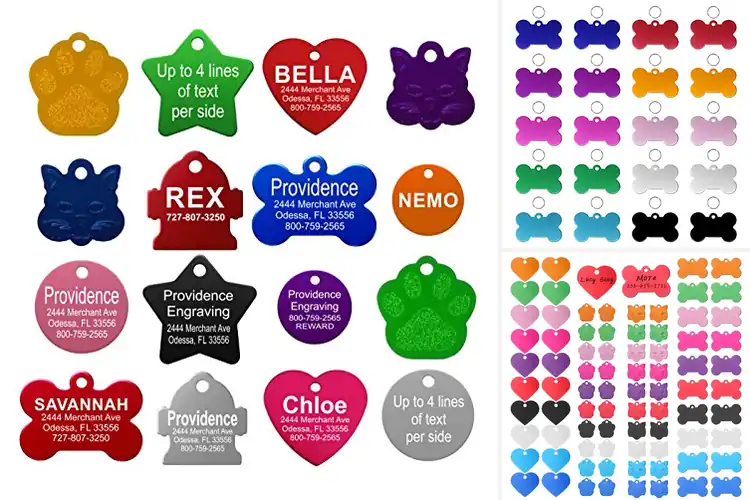 Detailed view of Best Durable Aluminum Pet Tags