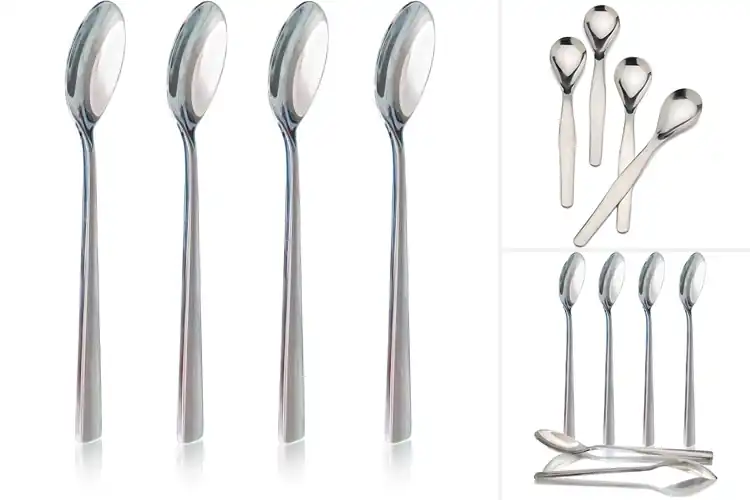 Detailed view of Best Egg Spoons: Elevate Your Dining with Elegance & Comfort
