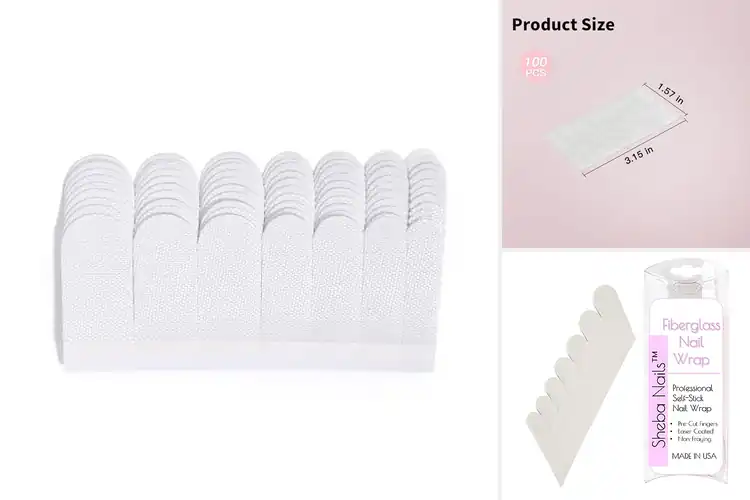 Detailed view of Best Fiberglass Nail Wraps