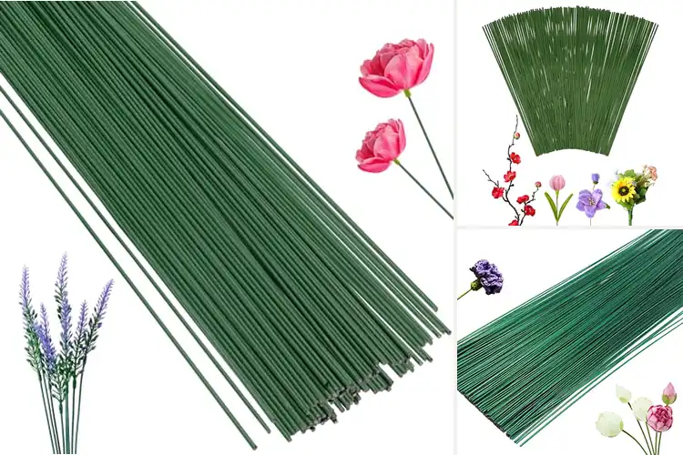 Detailed view of Best Floral Stem Wires
