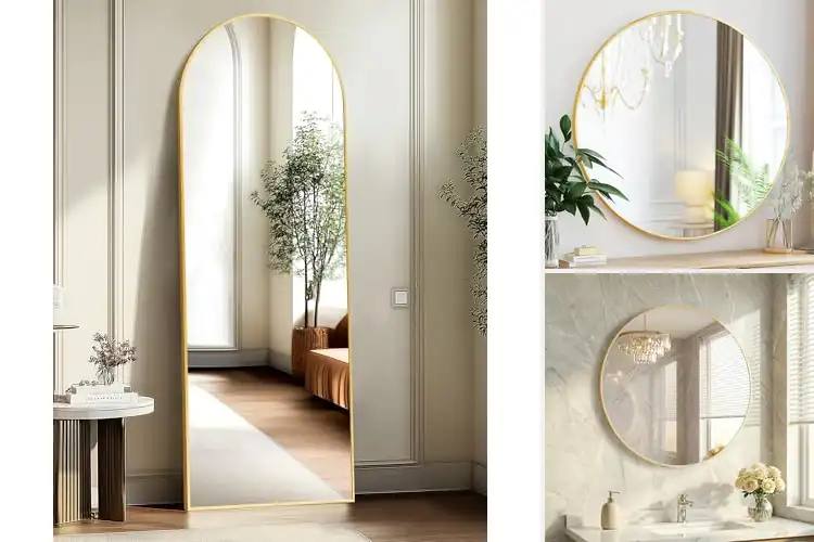 Detailed view of Best Gold Wall Mirrors