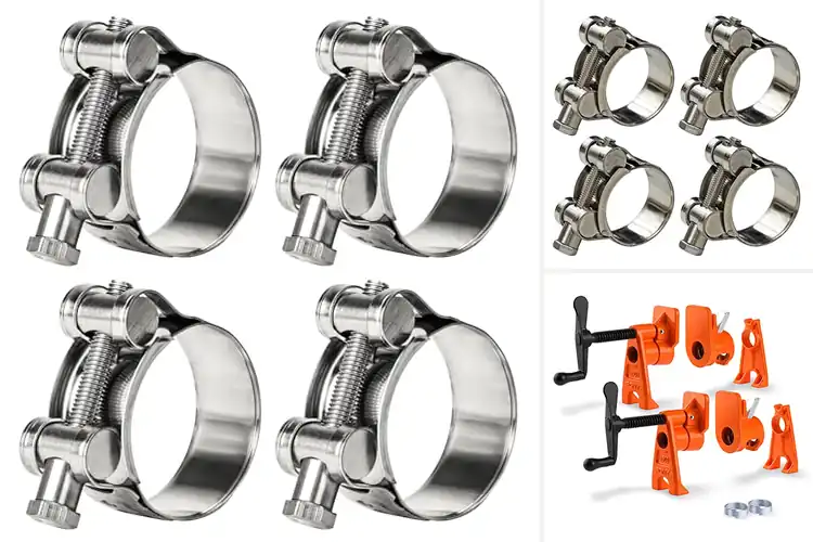 Detailed view of Best Heavy Duty Pipe Clamps