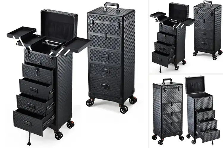 Detailed view of Best Makeup Cases With Drawers: 10 Stylish Picks