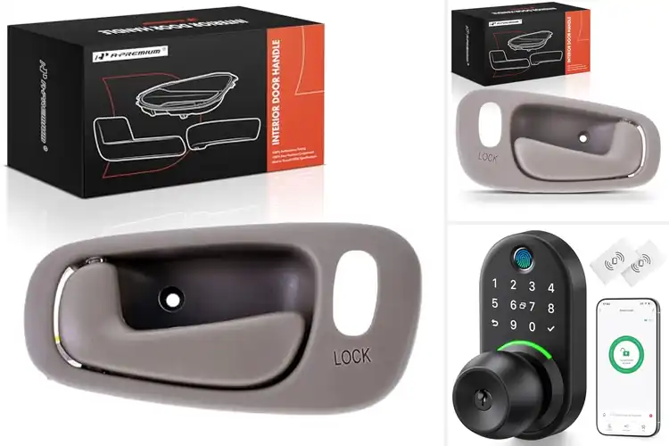 Detailed view of Best Power Lock Compatible Door Handles