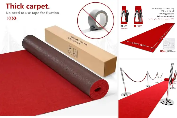 Detailed view of Best Red Carpet Runners