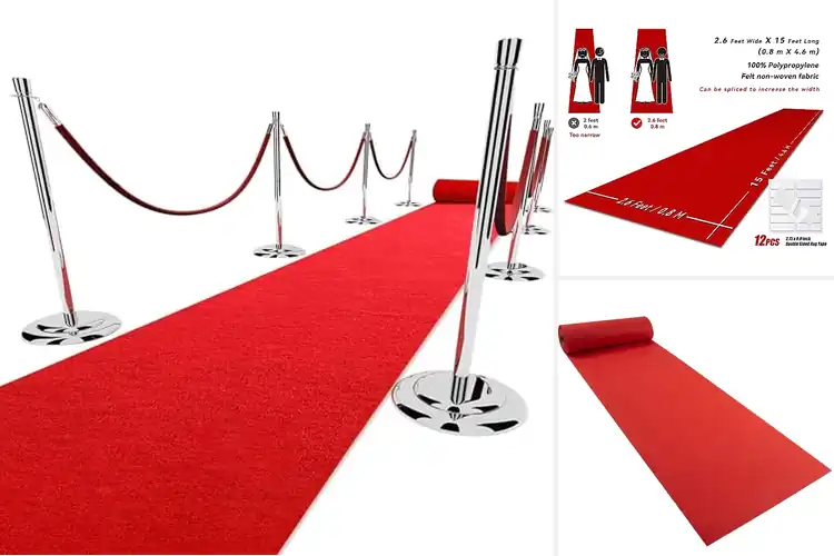 Detailed view of Best Reusable Red Carpets: Top 10 Picks for Stunning Events