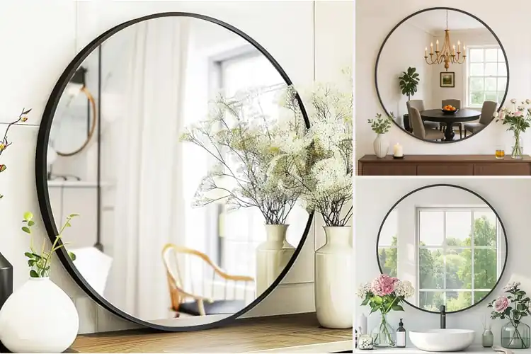 Detailed view of Best Round Bathroom Mirrors: Brighten & Enlarge Your Space