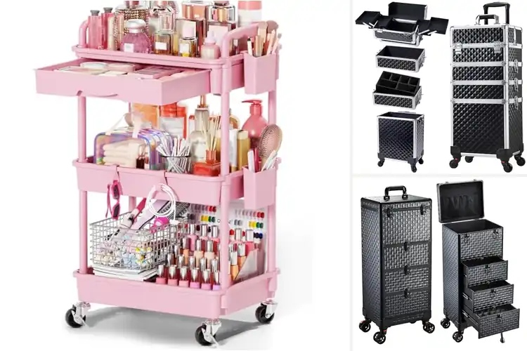 Detailed view of Best Salon Makeup Organizers: Neat & Stylish Picks