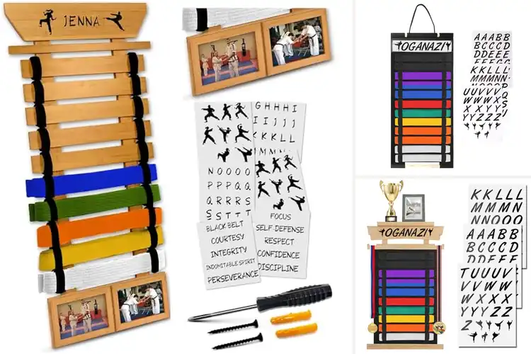 Detailed view of Best Taekwondo Belt Wall Displays