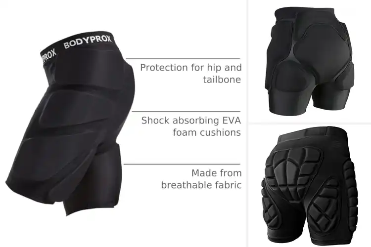 Detailed view of Best Tailbone Protection Shorts